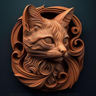 3D model st Cat (STL)